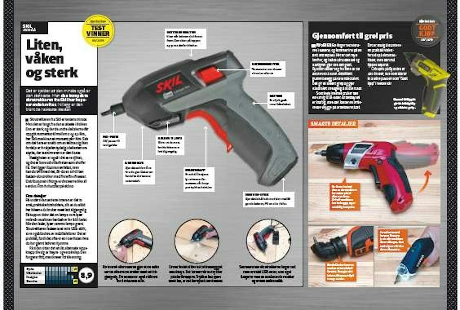 Skrutrekker test Skrutrekker test